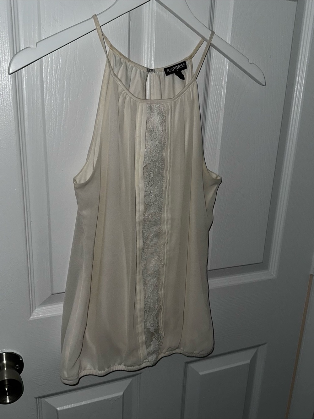White Sleeveless Top